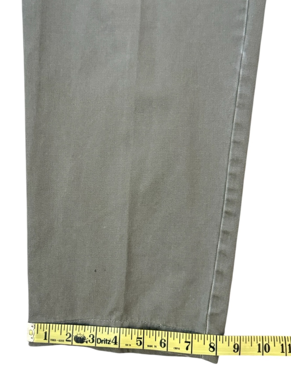 VTG Y2K Banana Republic Pleated Khaki Pants Olive Green 32x32 Fits 31x28.5 Fair - Picture 13 of 16